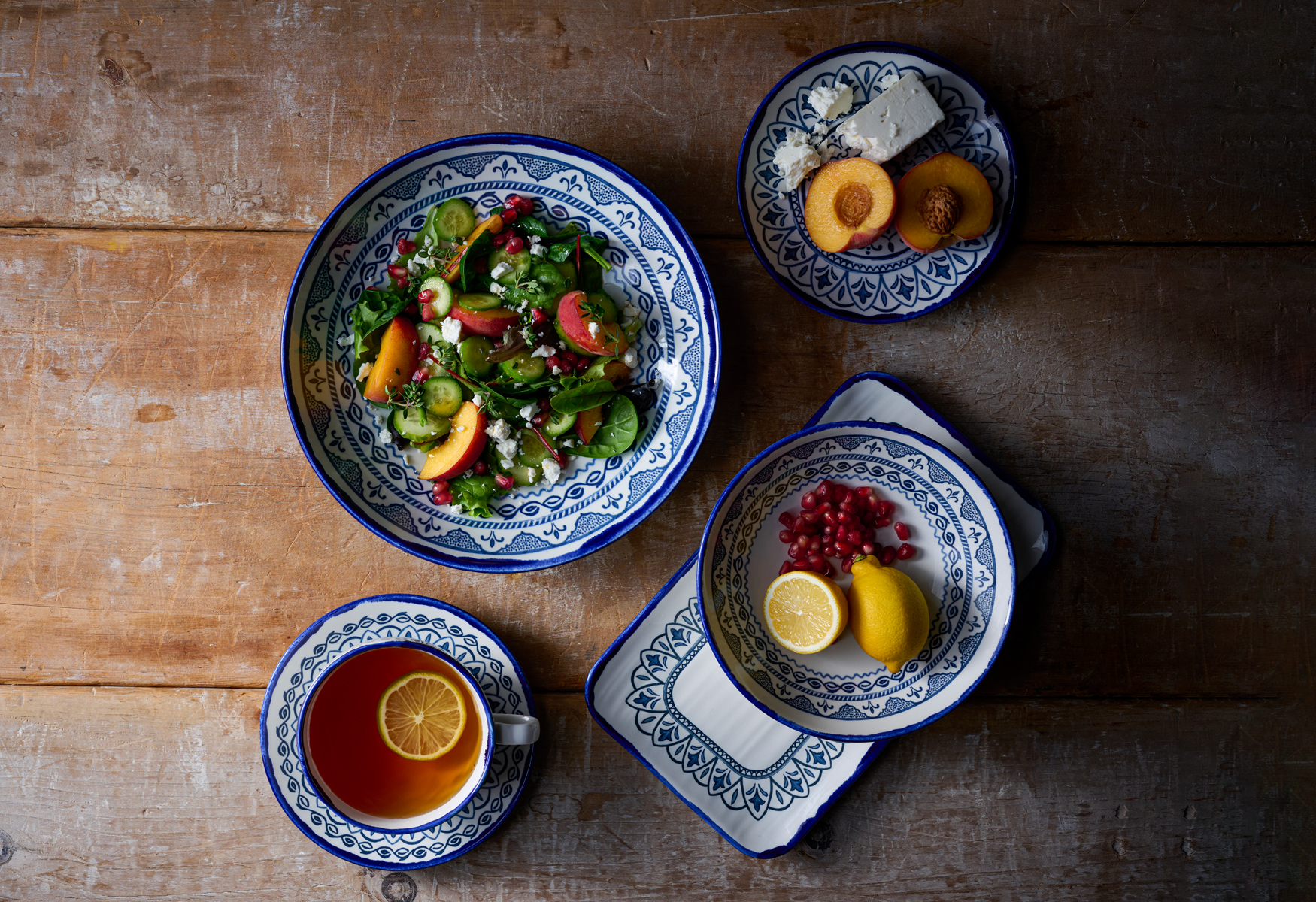 Dudson Harvest Mediterranean med salat og frugt